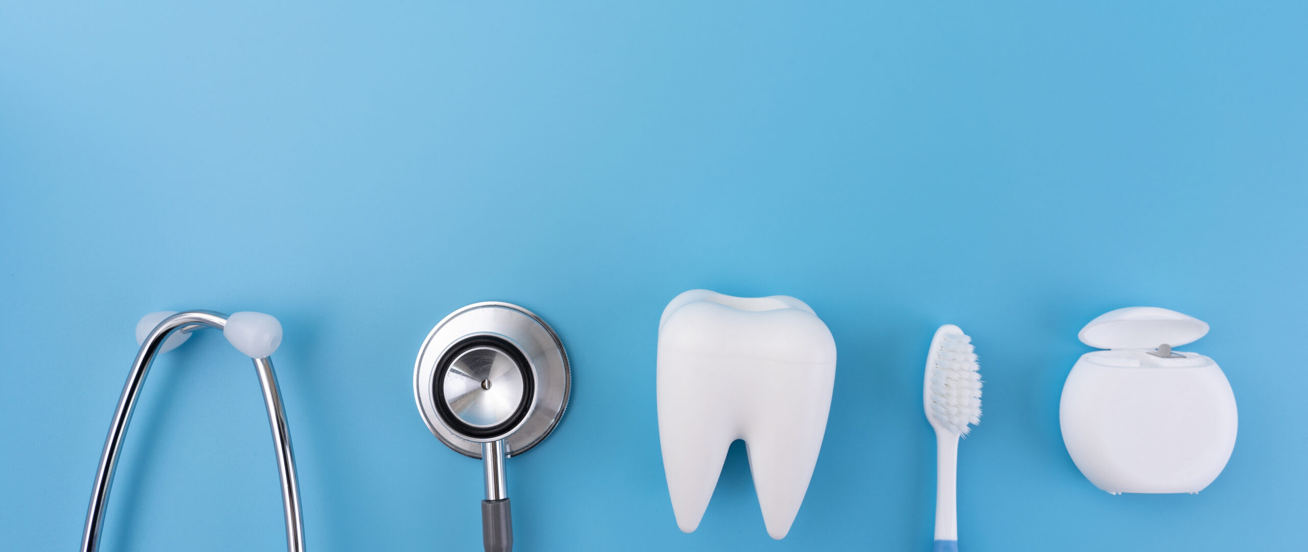 Dental concept healthy equipment tools dental care Professional banner